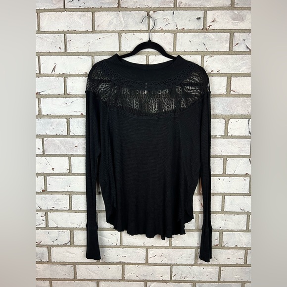Free People | Spring Valley Lace Trim Top - Picture 2 of 13
